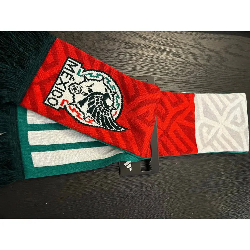 NEW ADIDAS MFM MEXICO SCARF KD1772 Green / Red/ White